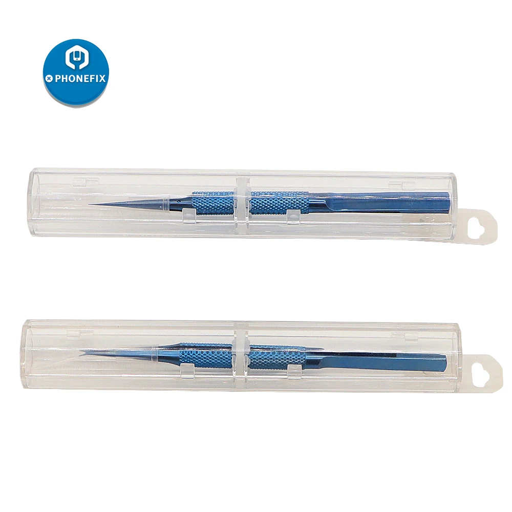 Высокоточный антимагнитный пинцет из титановой стали диаметр 0 02 Перемычка мм