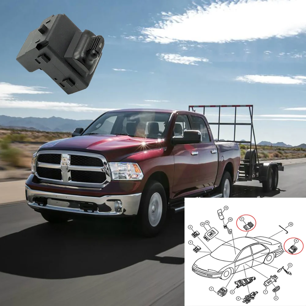 Новый автомобильный 5 контактный переключатель управления окном JEAZEA для Dodge Dakota