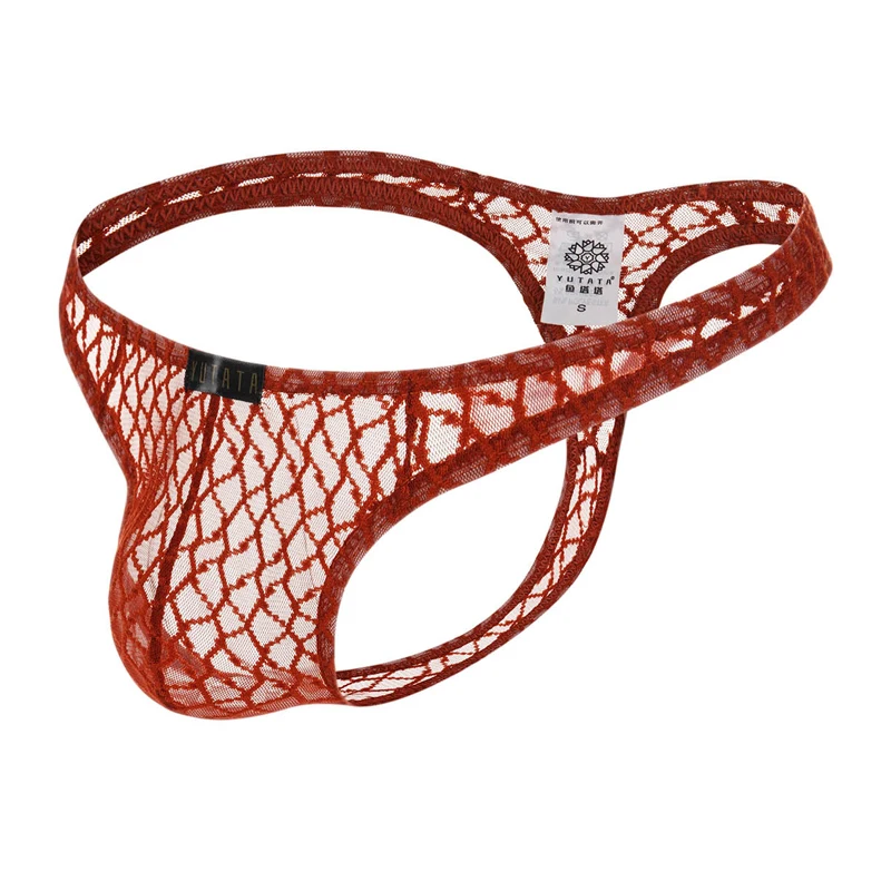 Мужские прозрачные трусы бикини черные кружевные джоки на завязках сексуальное