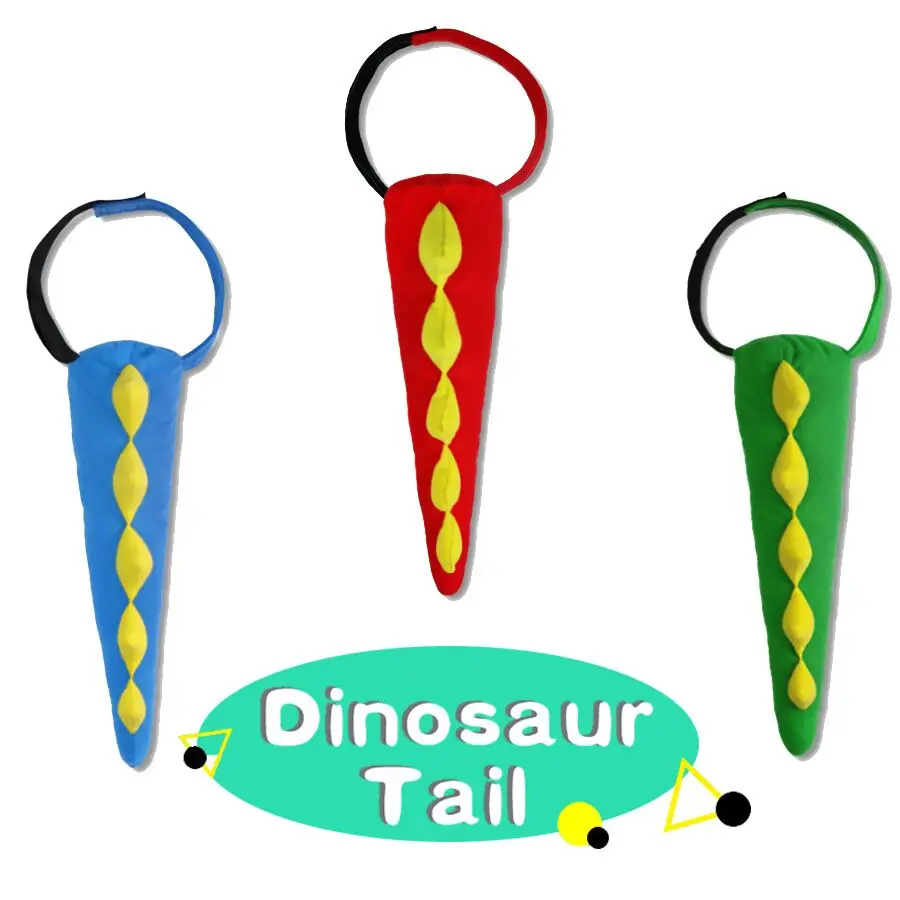 3 шт. специальный мягкий динозавр костюм с хвостом тема хвосты животных подарок