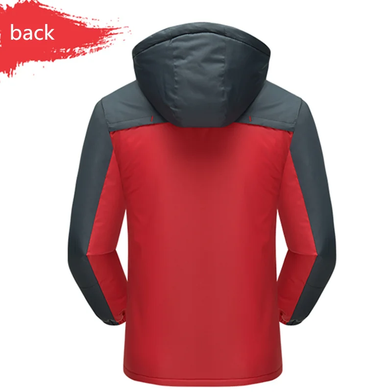 2018 men winter clothes Add pile waterproof male jacket coat The hat folds casual pourpoint plus 4XL | Мужская одежда