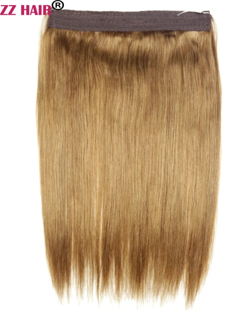 ZZHAIR 70 г 1"-20" Искусственные волосы одинаковой направленности Сияющие волосы флип в человеческих волос для наращивания один кусок набор рыбий линии