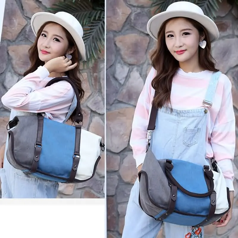 Сумка тоут женская тканевая составного кроя ZD710|bolsa feminina|fashion handbaghandbags fashion |
