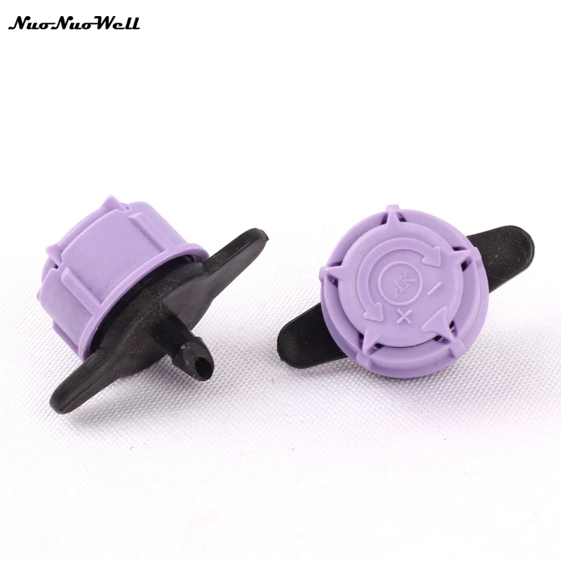 

20pcs NuoNuoWell 5 Holes Emitter Adjustable Irrigation Barbed Drip Head water saving Micro Irrigation Farm Drip System Dripper