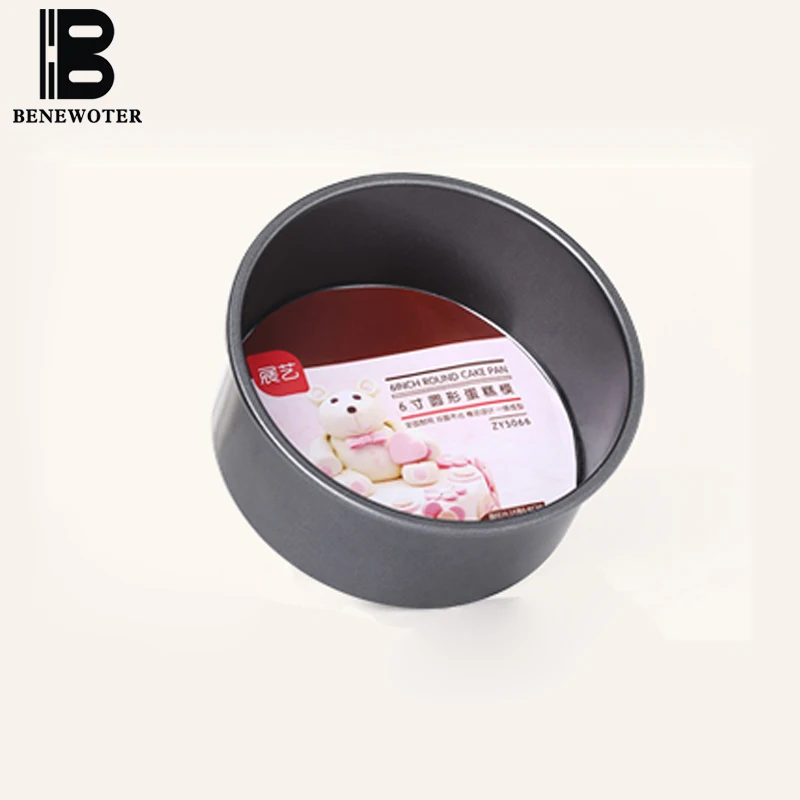 6/8 дюймов углеродистая сталь круговой антипригарный пирог плесень сыра десерт