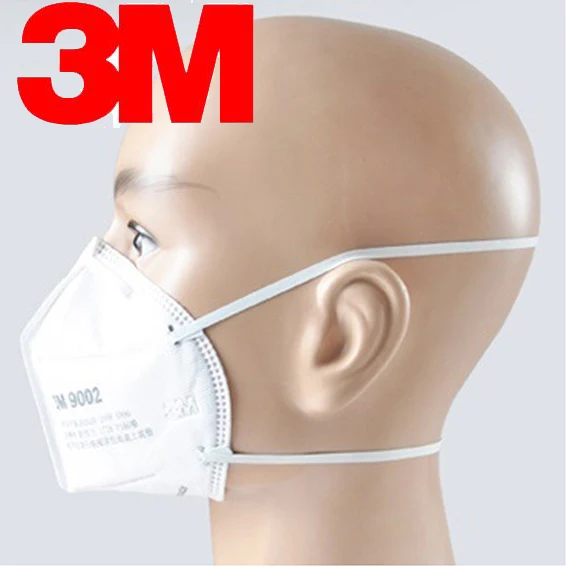3M 9002 KN90 складной Пылезащитная маска для головы(промышленное загрязнение/Защита от езды на велосипеде/PM2.5