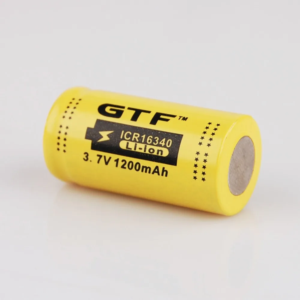 1 шт. Cr123a 3 7 v 1200mah 16340 защищенная литий ионная аккумуляторная батарея для