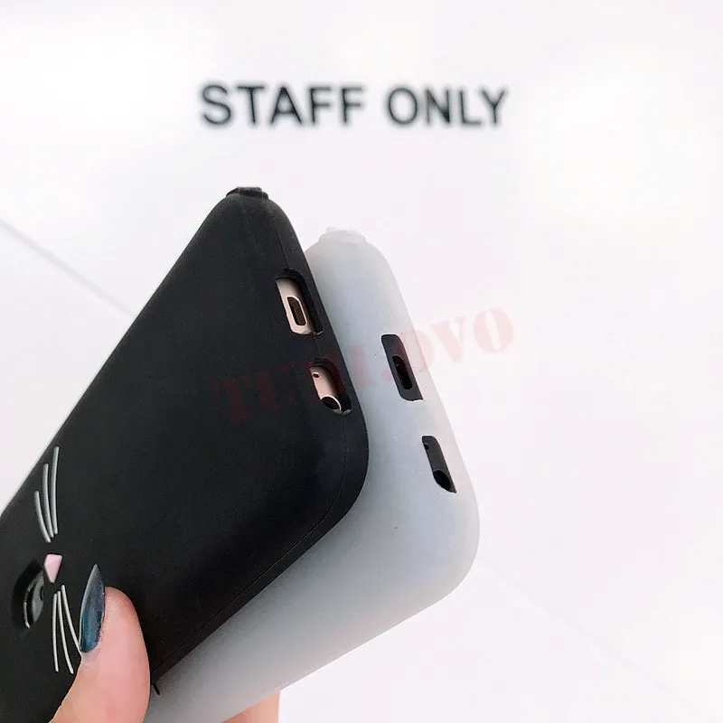 Милые 3D Кот силиконовый чехол для samsung Galaxy A8 S8 S9 плюс S6 S7 край S5 A3 A5 a7 J1 J3 J5 J7 чехлы