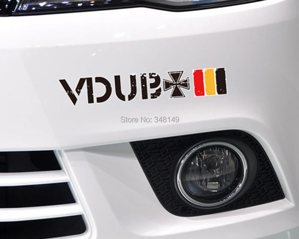 Автомобильные аксессуары Aliauto VDUB Cross с немецким флагом светоотражающие