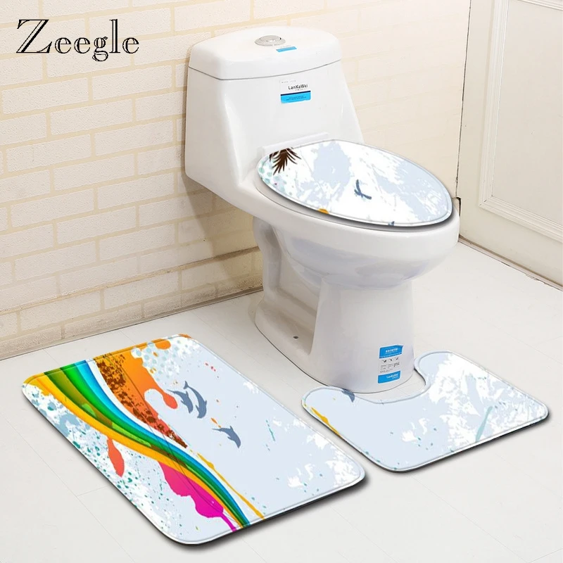 Zeegle коврик для ванной из микрофибры нескользящие коврики с эффектом памяти