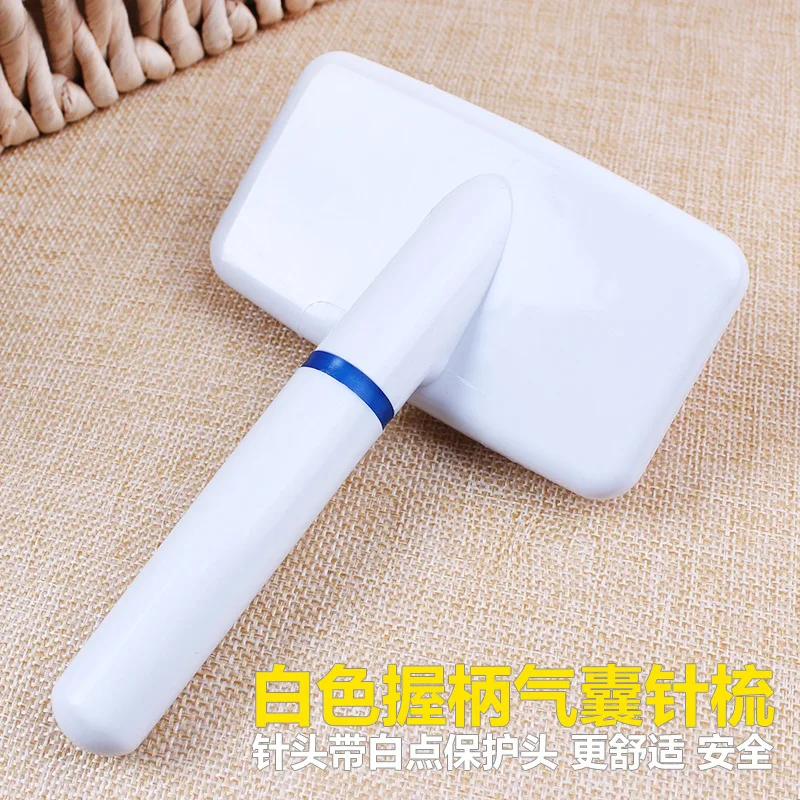 New Pet Dog brush comb Red Puppy Cat Hair Grooming Slicker Comb for dogs Gilling Brush Quick Clean pet grooming tool | Дом и сад