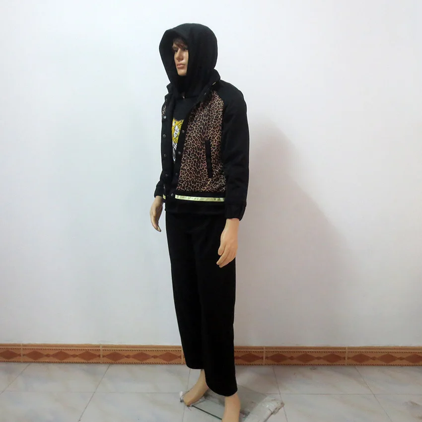 Юрий! На льду Юрий плисецкий ежедневный черный костюм Хэллоуин Косплей Костюм |