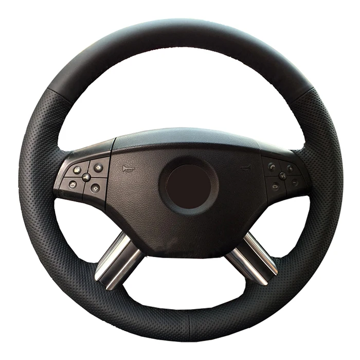 Car steering wheel braid for Mercedes Benz M-Class ML350 ML500 2005 2006 GL-Class GL450 2006-2009/Custom Steering-Wheel Cover