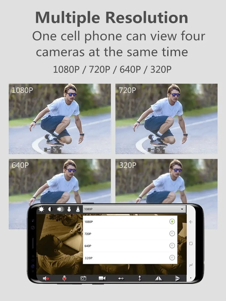 Full HD 1080P Мини Wifi камера с двойным объективом, беспроводной пульт дистанционного управления, мини видеокамера, видео регистратор, TF карта для IOS, Android, Windows