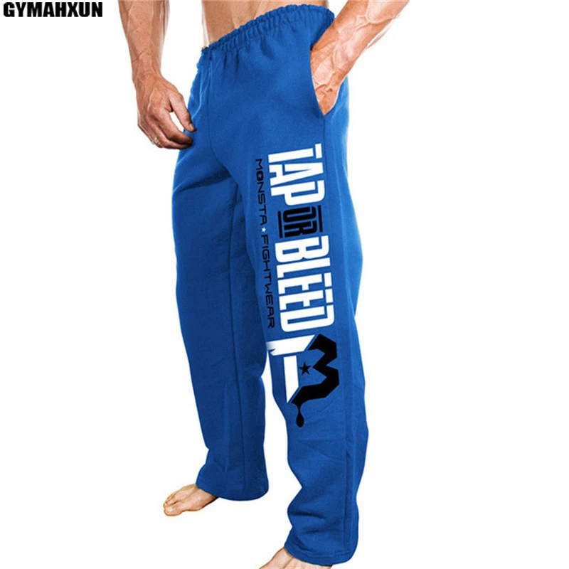 Новые спортивные брюки мужские Jogger тренировочные Штаны сжатия модные