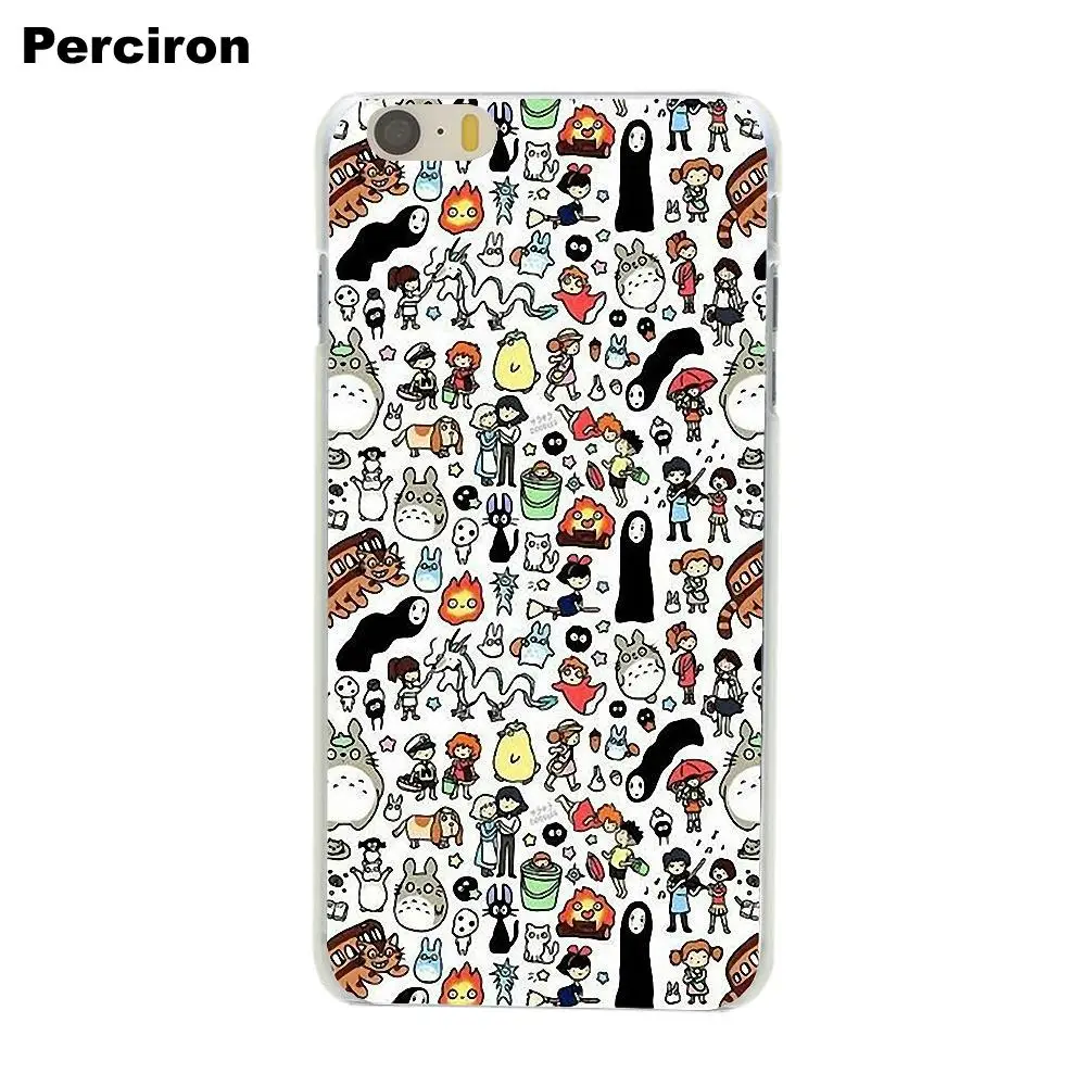 Студия Ghibli унесенная в спираль Тоторо для Apple iPhone 4 4S 5 5C SE 6 6S 7 8 Plus X LG G3 G4 G5 G6 K4 K7 K8 K10