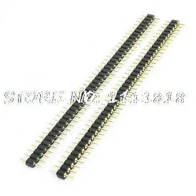 

2.54mm Pitch 1x40 Straight Pin Breadboard Connector Headers 2pcs