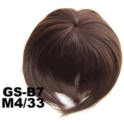 M433 Similler Белый Черный Коричневый Золотой поддельные бахрома клип в тупой челки синтетические волосы для наращивания с высокой температурой волокна - Цвет: M433