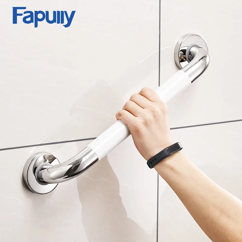 Fapully хромированное покрытие 304 Нержавеющая сталь Ванная комната Ванна поручень