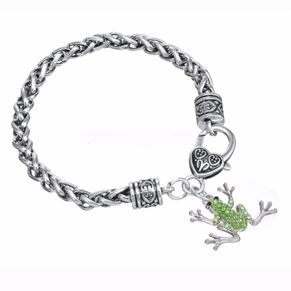 Очаровательные зеленые кристаллы на заказ маленькие бриллианты застежка в форме