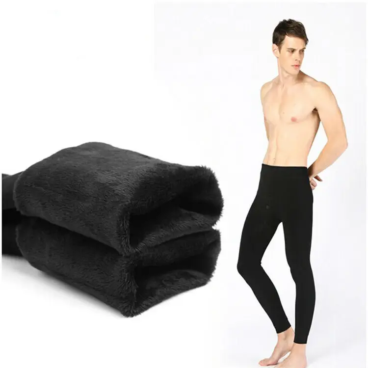 Бесплатная Доставка зима Теплая Мужчины плюс кашемировые леггинсы Леггинсы