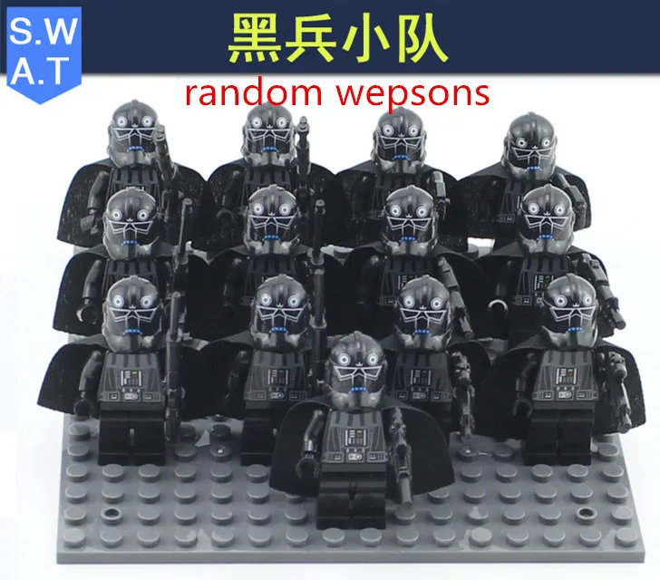 13 шт./лот Star Wars Rebels Storm Trooper 7668 Shadow clone Trooper Дарт Вейдер игрушка fig совместимый