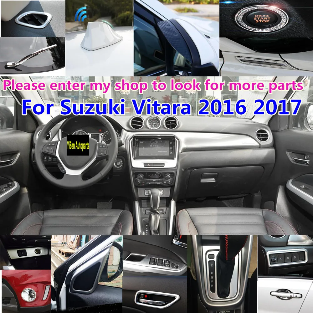 Высокое качество для Suzuki Vitara 2016 2017 детектор кузова автомобиля ABS Хромированная
