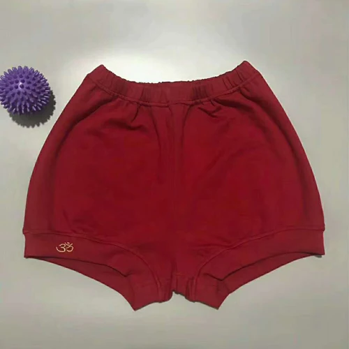 Новые хлопковые шорты качественные шорты для Айенгар-йоги M L XL XXL профессиональные короткие штаны женские инструменты шорты для Айенгар-йоги женские мужские брюки - Цвет: Wine Red