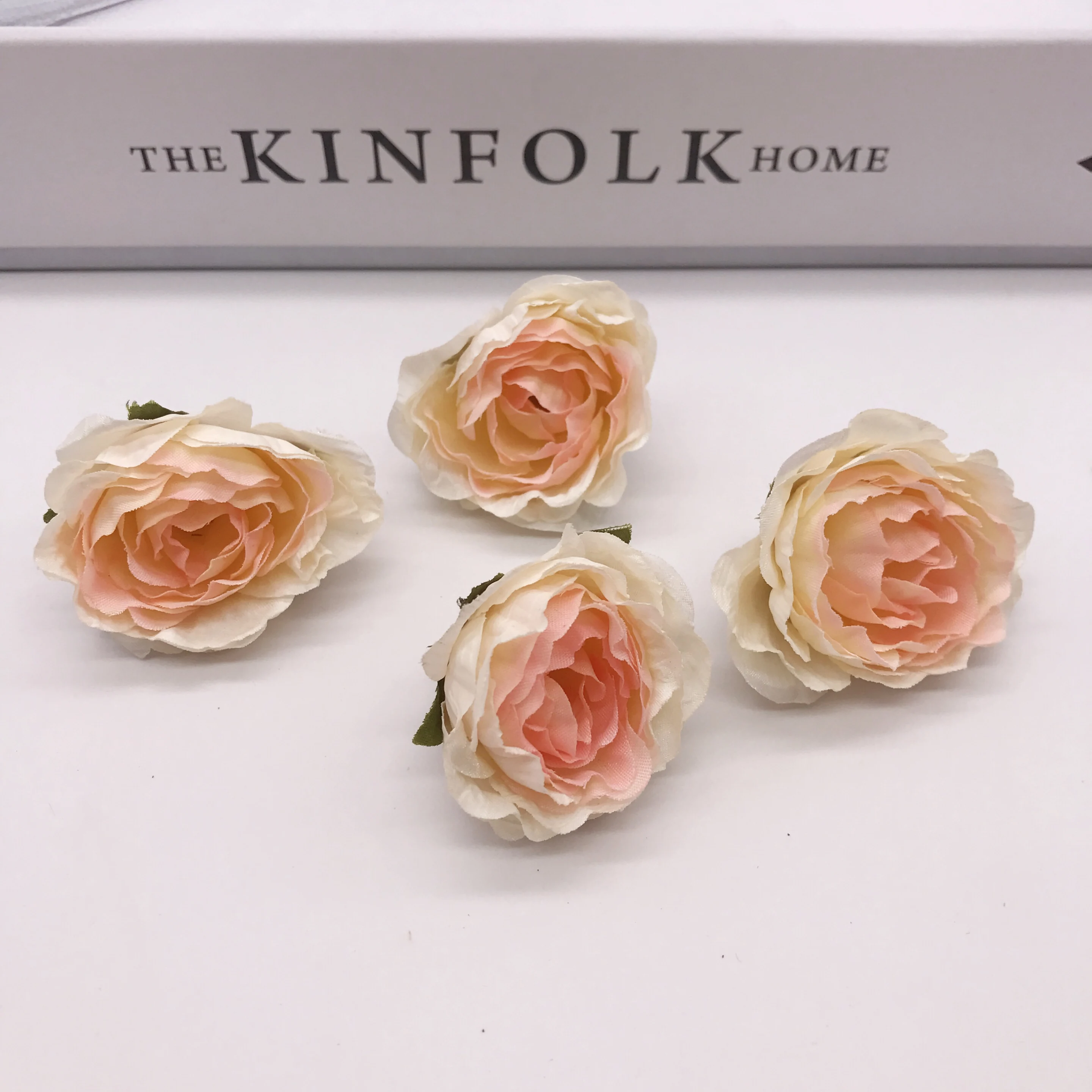 10pieces 4.5cm Artificial Peony flower heads Fall Vivid silk Fake Flowers For Home Wedding Decoration DIY Decorative | Дом и сад
