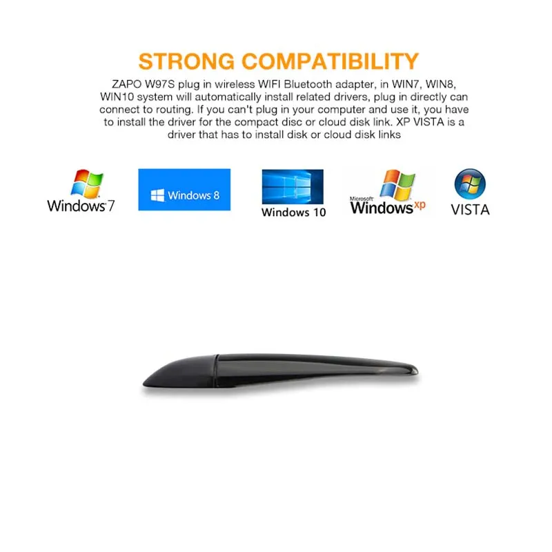 ZAPO 5 ГГц wifi Добавить Bluetooth 4,1 Беспроводной AC USB 3,0 Lan 1200 Мбит/с Lan адаптер встроенные антенны сетевая карта для настольного ноутбука