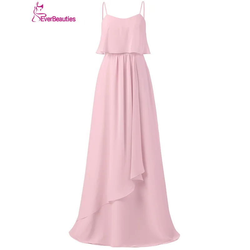 Светильник розовые платья для подружек невесты длинное шифоновое