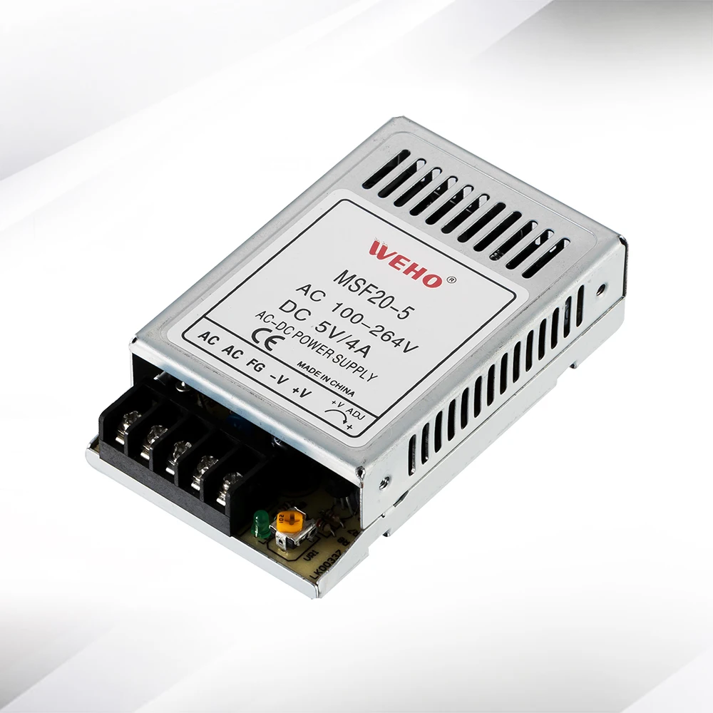 (MSF 20 24) одинарный выход 24 В постоянного тока Регулируемый импульсный источник