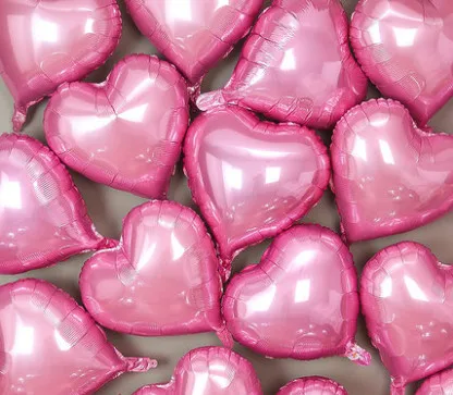 pink 15 шт./лот 18 дюймов цвета: золотистый, серебристый футболки красного цвета с сердцем и надписью «Love» шар Однотонная одежда Фольга Гелиевый шар для Одежда для свадьбы, дня рождения украшения свадебные принадлежности - Цвет: pink