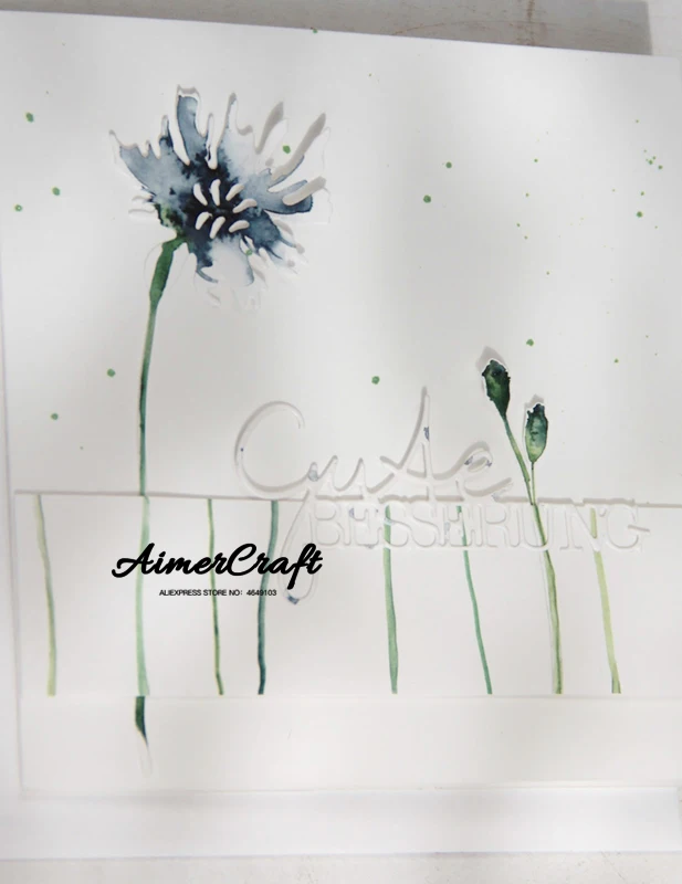 3 шт. трафарет для скрапбукинга цветочных растений рукоделия бумажная карта