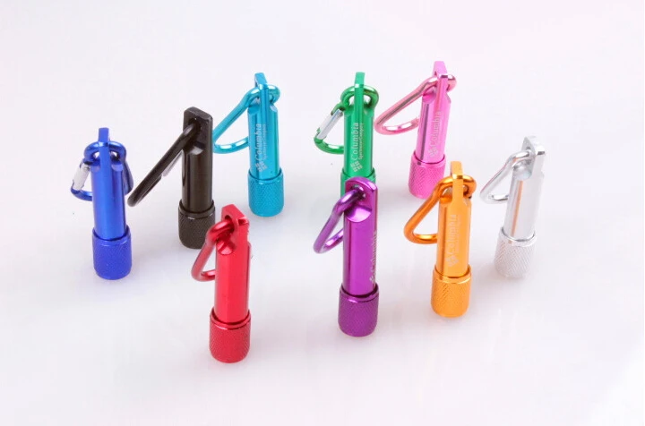 Бесплатная доставка Колумбия карабин мини фонарик яркий светодиодный 20g