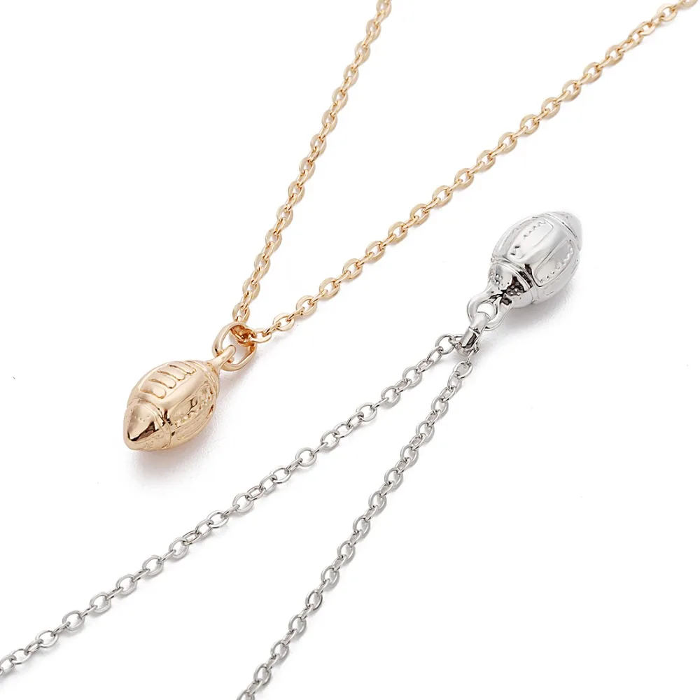 Подвески XINYAO в виде спортивных шаров ожерелья подвески форме регби ручной работы