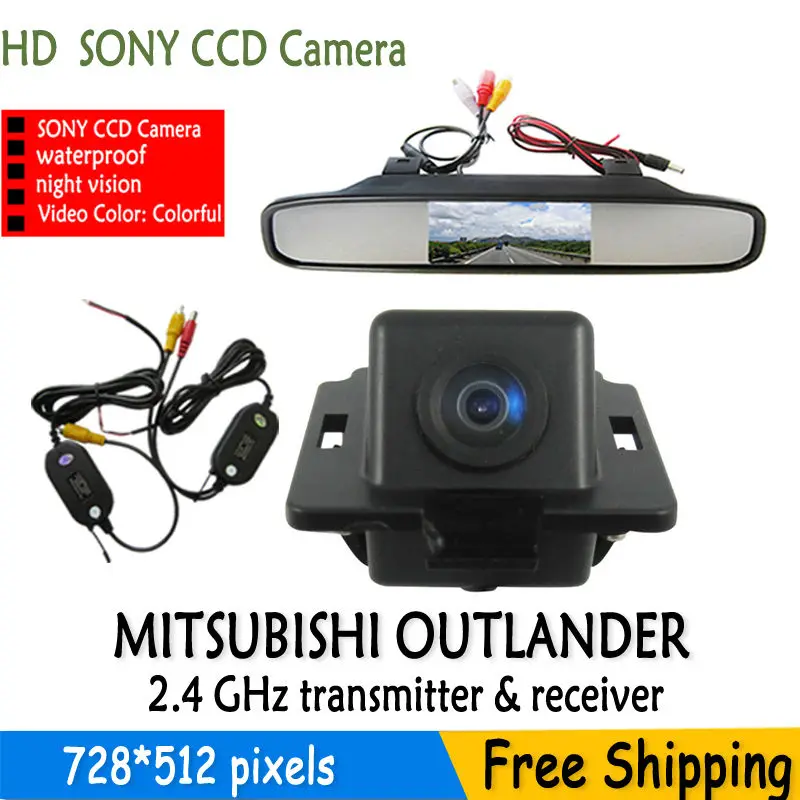 Зеркало заднего вида с TFT ЖК дисплеем 4 3 дюйма монитор парковки + CCD камера SONY для