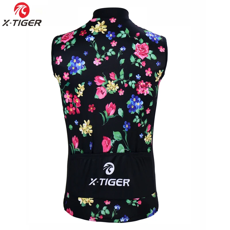 Велосипедная одежда X Tiger из 100% полиэстера жилет без рукавов для езды на