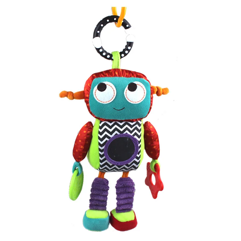 Милый робот кукла для младенцев игрушки Bebe мобильная детская коляска игрушка