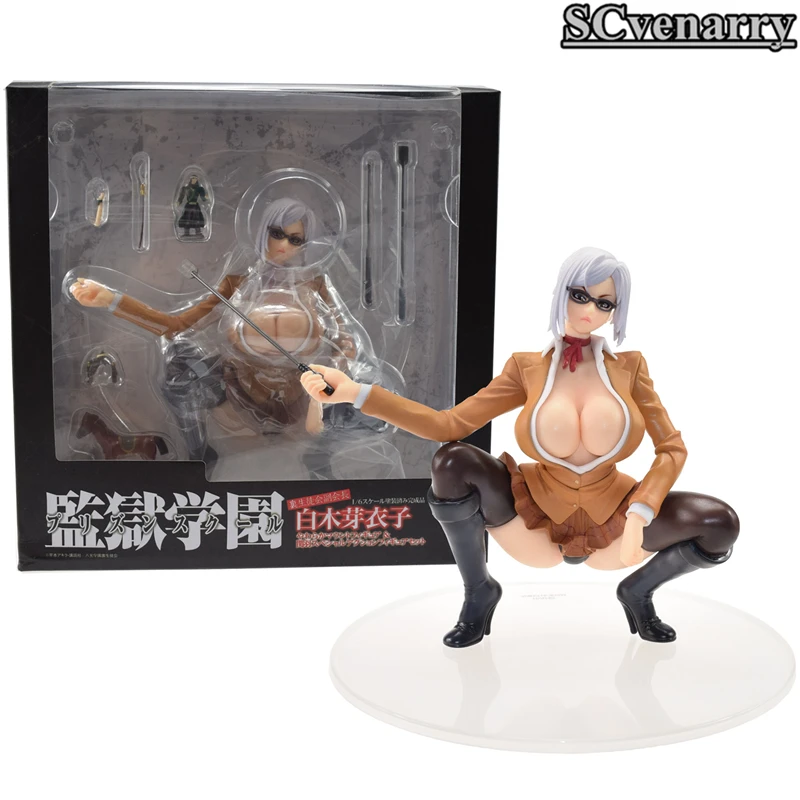 Тюрьма школа Meiko Shiraki Сексуальная аниме фигурка ПВХ игрушки коллекция для