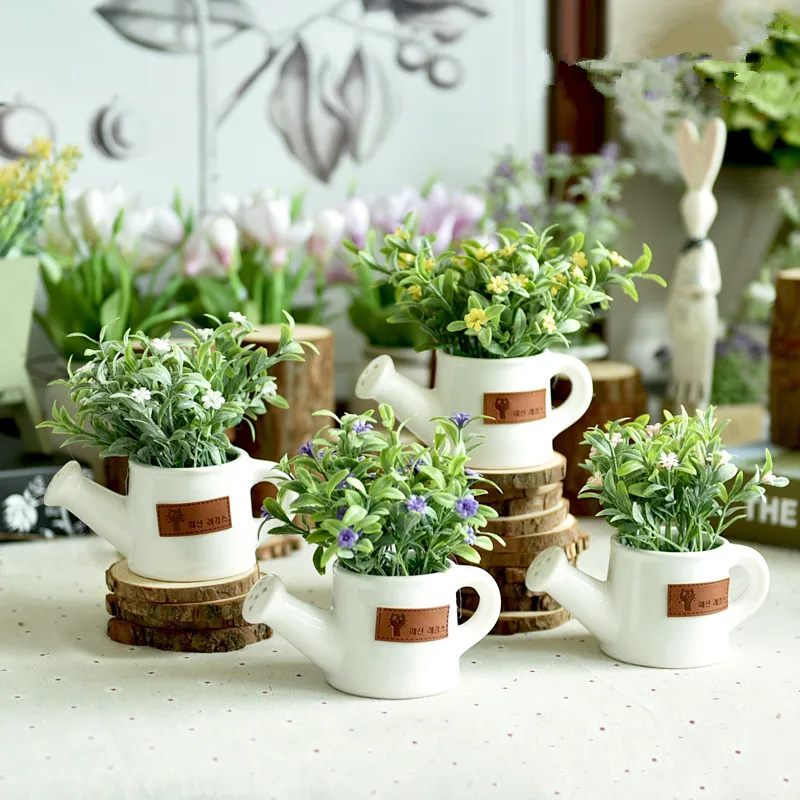Zakka маленькие банки для полива свежих продуктов искусственный мини-цветок в