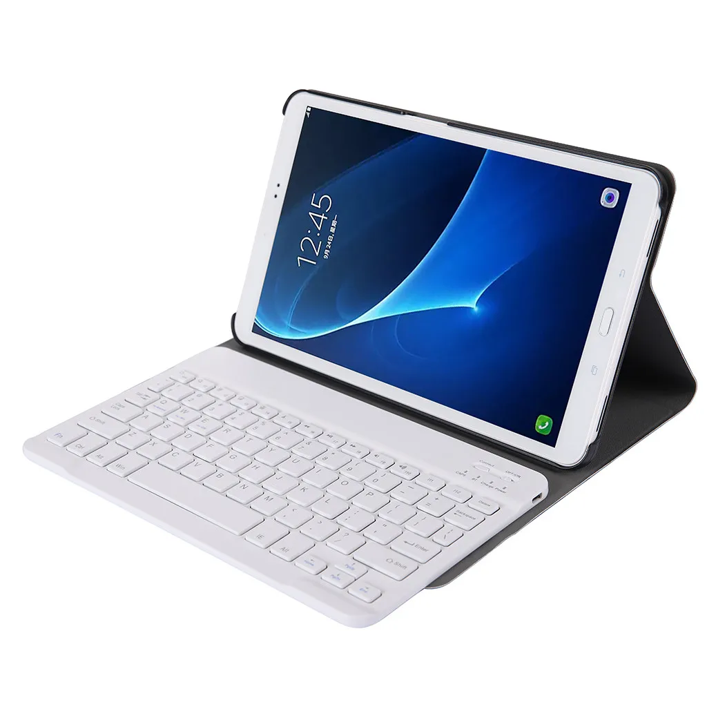 VOBERRY клавиатура Беспроводная Bluetooth клавиатура для samsung Tab A T580/T585 10,1 дюймов ультра-тонкий из искусственной кожи чехол Smart Cover#2