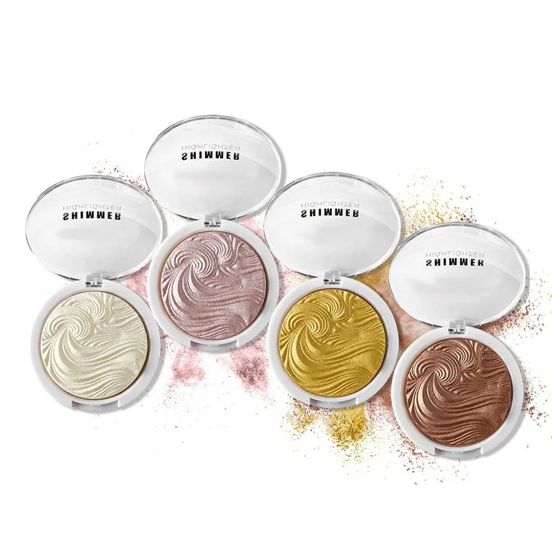 MISS ROSE Блестящий Золотой хайлайтер пудра палитра осветляющая основа для лица