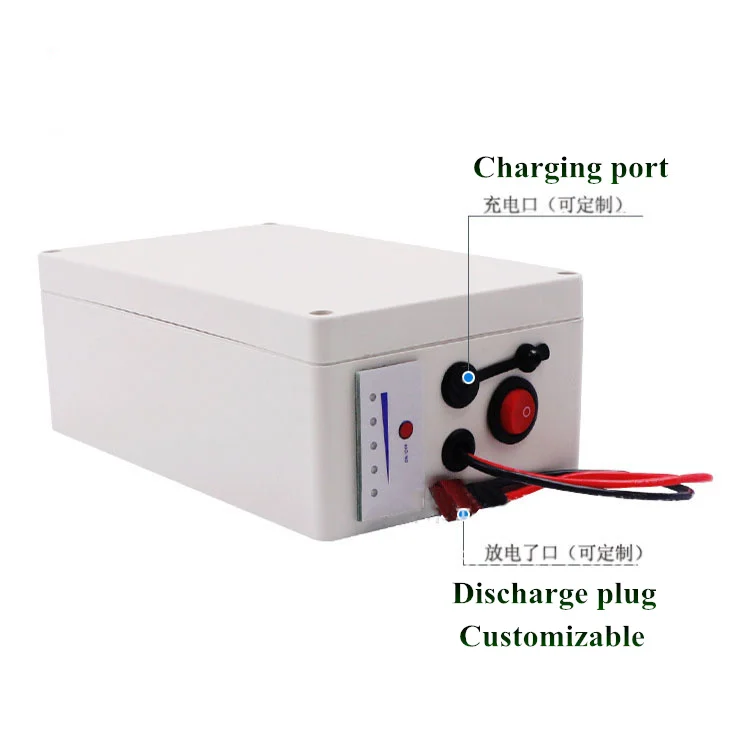 12V 50AH садовые фонари Уличные Фонари солнечная батарея энергия литиевая тройной
