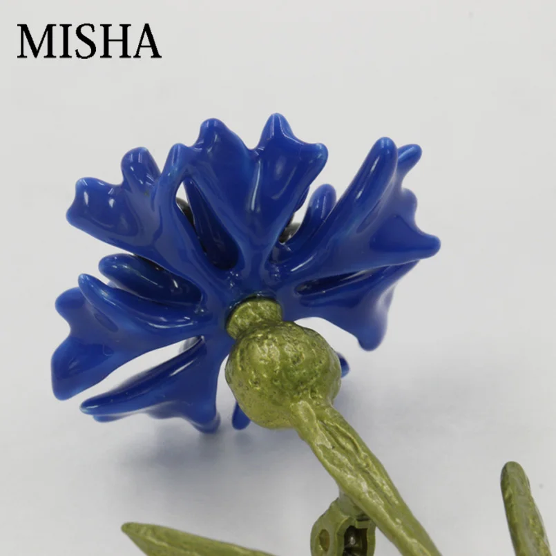 Женская Брошь из натурального жемчуга MISHA Подарочная брошь с пресноводным жемчугом и эмалью Ювелирное