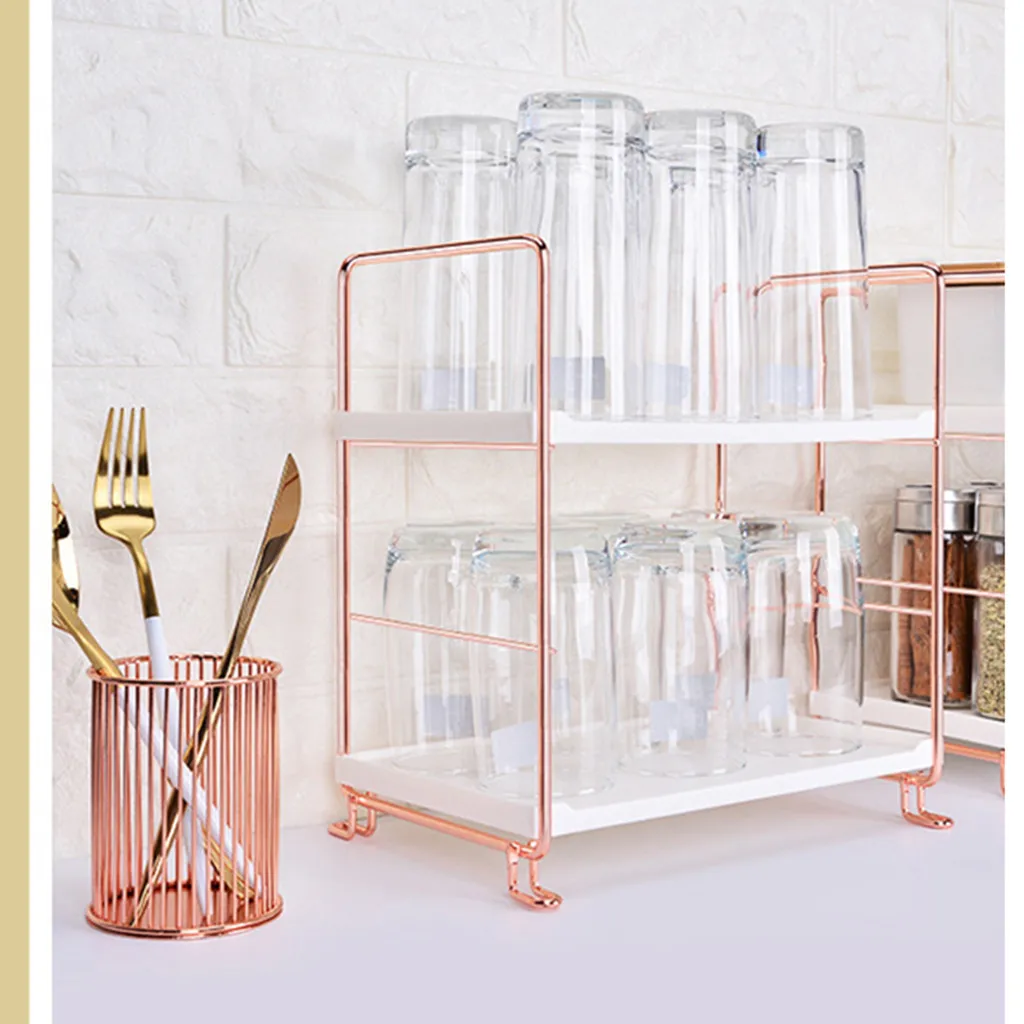 Ведение домашнего хозяйства поставки Железный уголок для хранения в ванной на