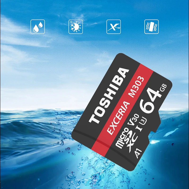 Карта памяти TOSHIBA M303 Micro SD 64 Гб 128 ГБ 256 MicroSD Max 98 м/с MicroSDXC V30 UHS I U3 A1 TF карта относится к