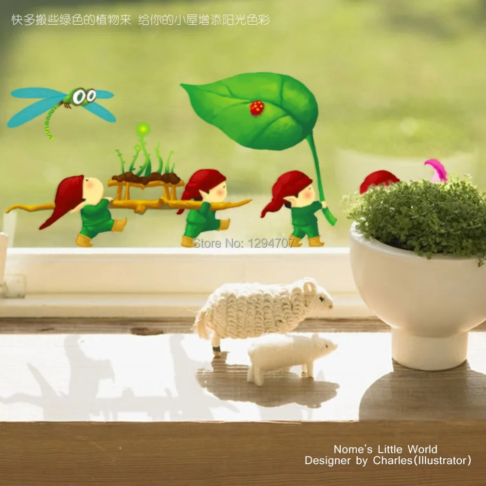 Оригинальный новый дизайн Nome's little world Наклейка Съемный Настенный стикер