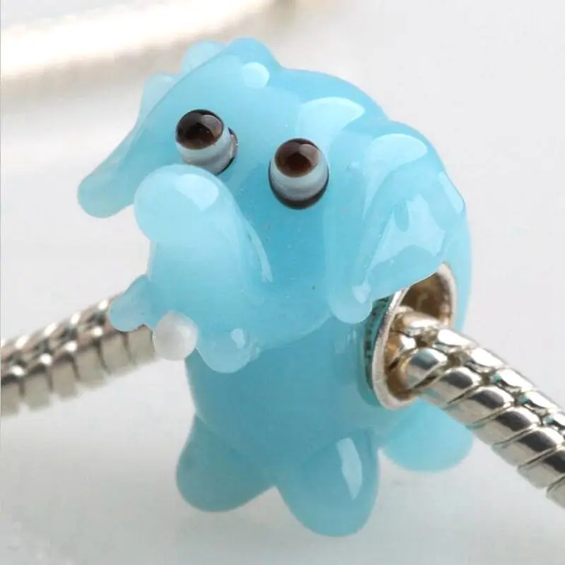 10 шт./лот модные украшения в виде животных ручная работа стеклянный светильник с