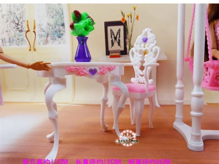 Оригинальные аксессуары для Барби принцесса качели musement park ame house 1/6 bjd кукла мебель Каса да boneca miniatura игрушка